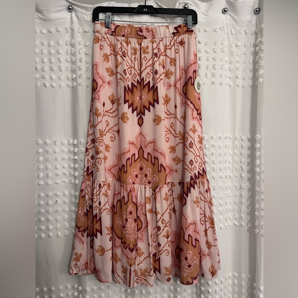 Spartina Ikat Maxi Skirt Size S NWT